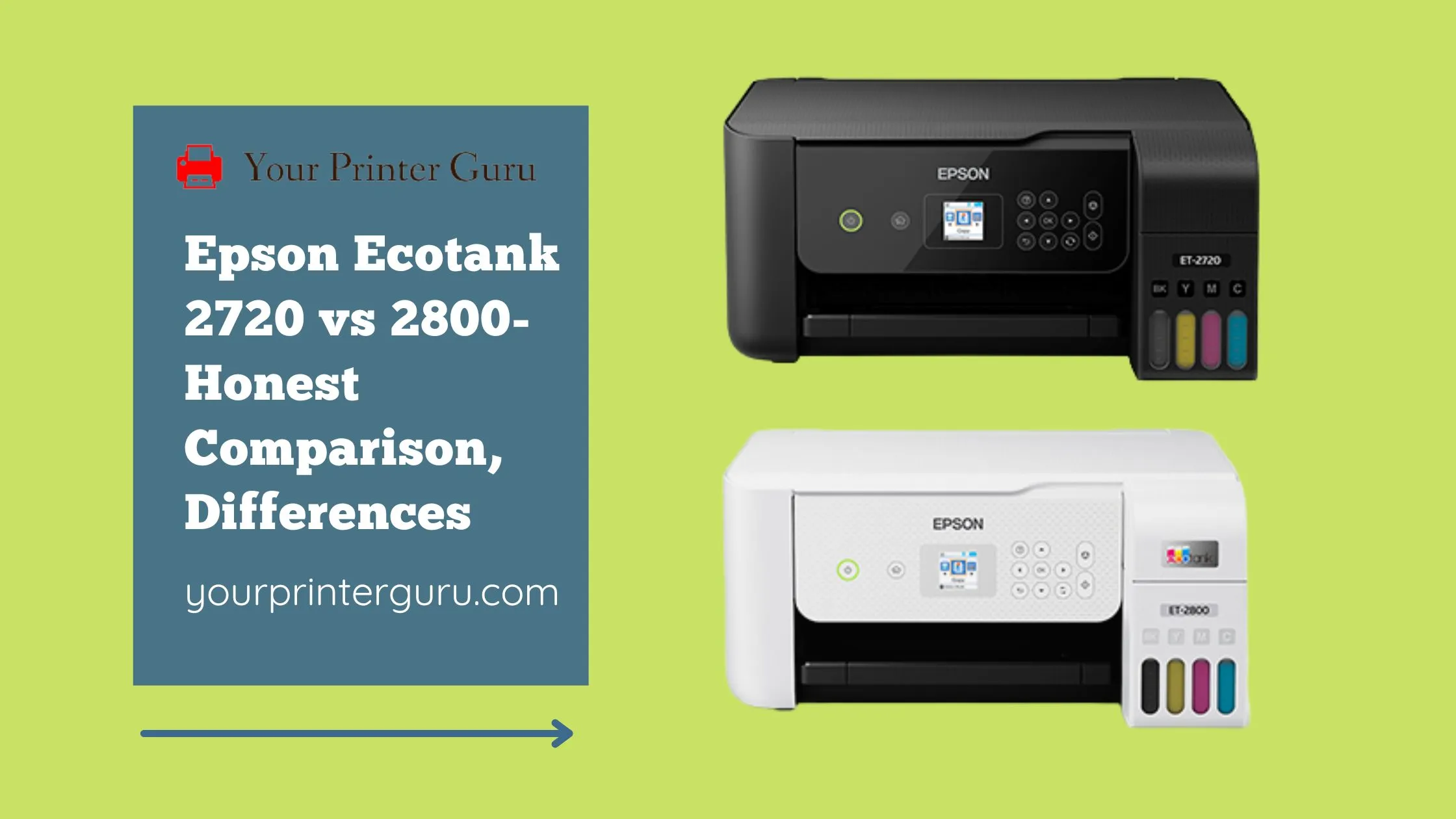 Read more about the article Epson Ecotank 2720 vs 2800- Honest Comparison, Differences