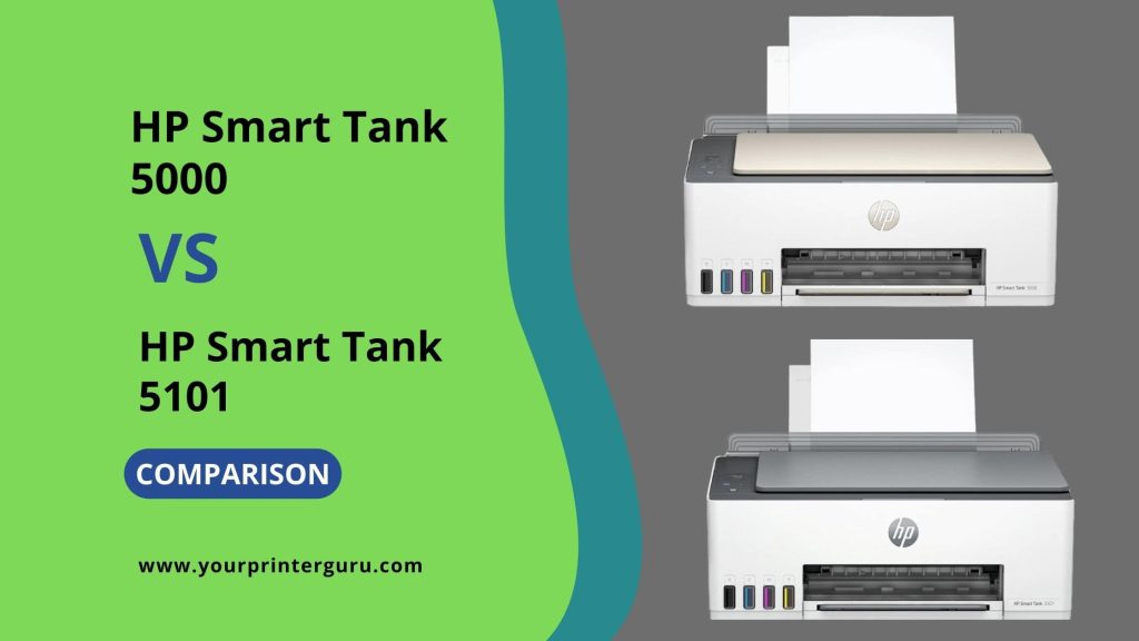 HP Smart Tank 5000 vs 5101