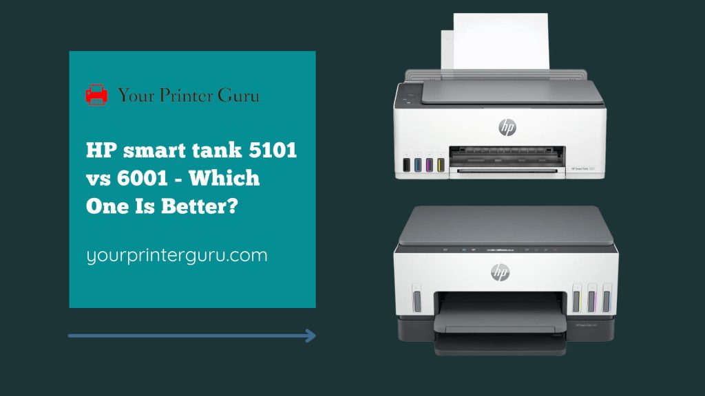 HP smart tank 5101 vs 6001