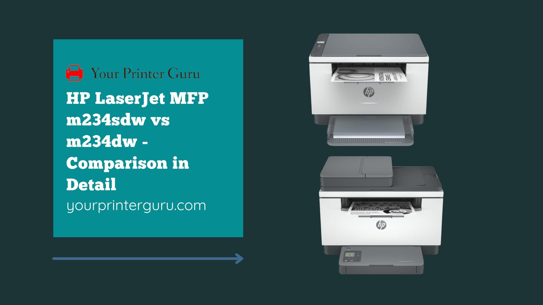 Read more about the article HP LaserJet MFP m234sdw vs m234dw – Comparison in Detail