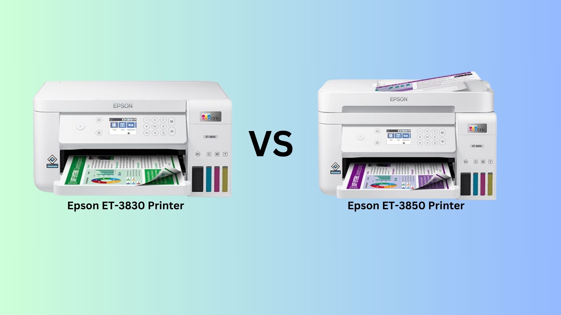Read more about the article Epson ET-3830 Vs 3850 Comparison – Which Printer Is Best